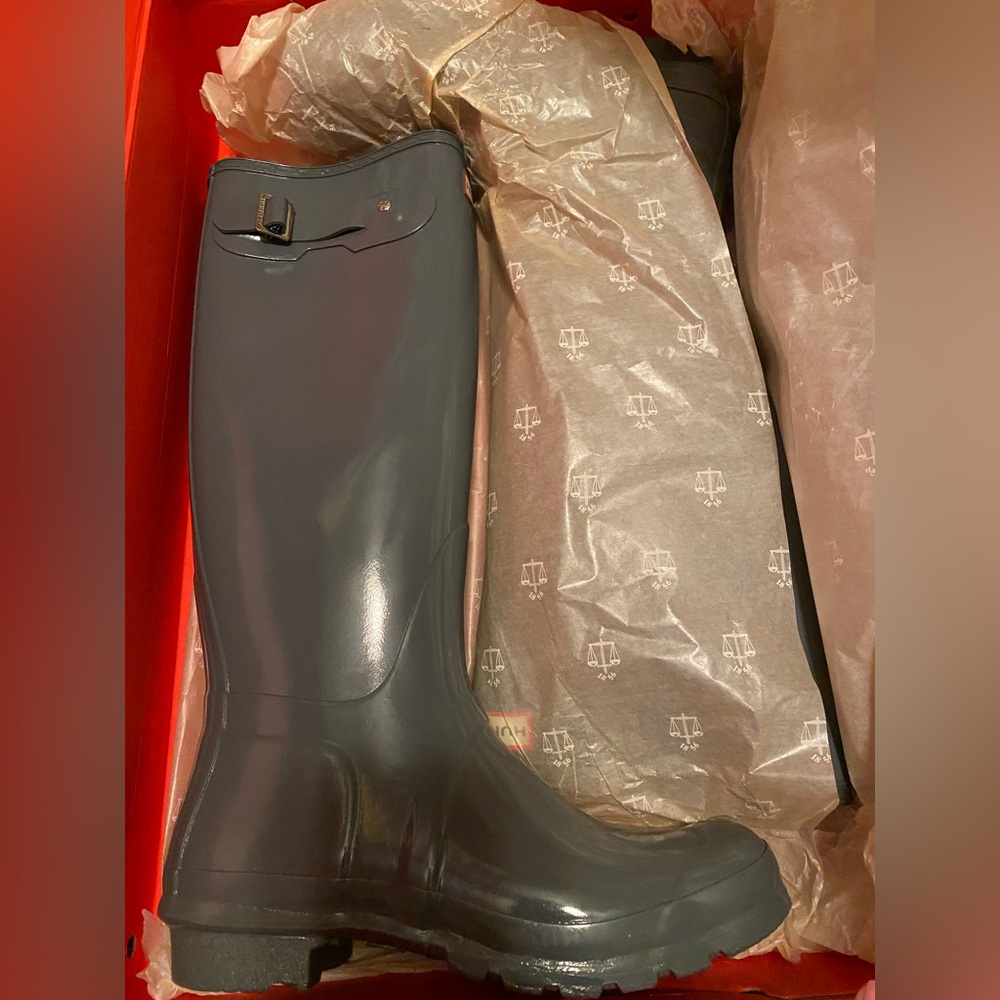 Hunter tall rain boots